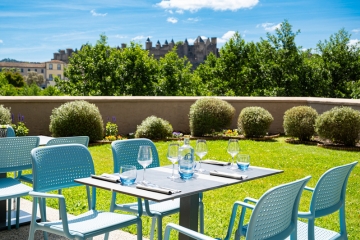 La terrasse parfaite pour souffler entre deux réunions
